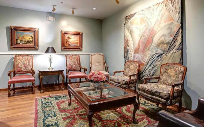 Office waiting area
